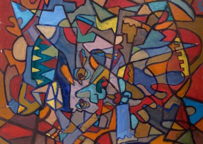 Abstract painting by Arthur Gebhardt